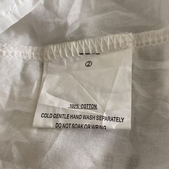 Hello Molly NWT Snow Ball Dress white eyelet  tiered ruffles zip back Size 4 - Picture 15 of 16